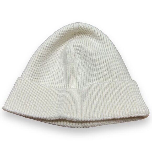LACOSTE MEN & WOMEN LOGO BEANIE CUFFED HAT SKULL CAP 100% WOOL ONE SIZE